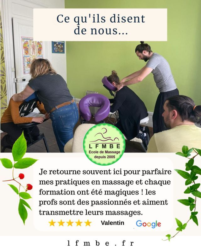 google avis école de massage lyon  lfmbe.fr