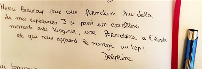 avis manuscrit ecole de massage lfmbe 